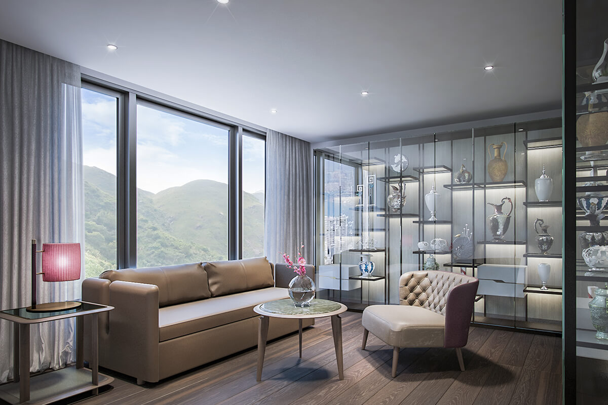 3D Visualization Rendering Interior Exterior Hong Kong